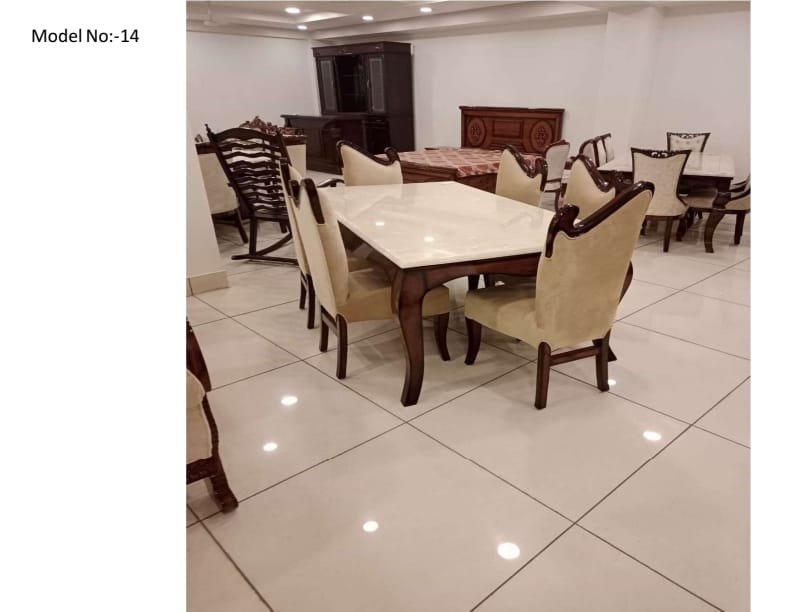 candinavian Wooden Dining Table Set ( Model No. 14 )