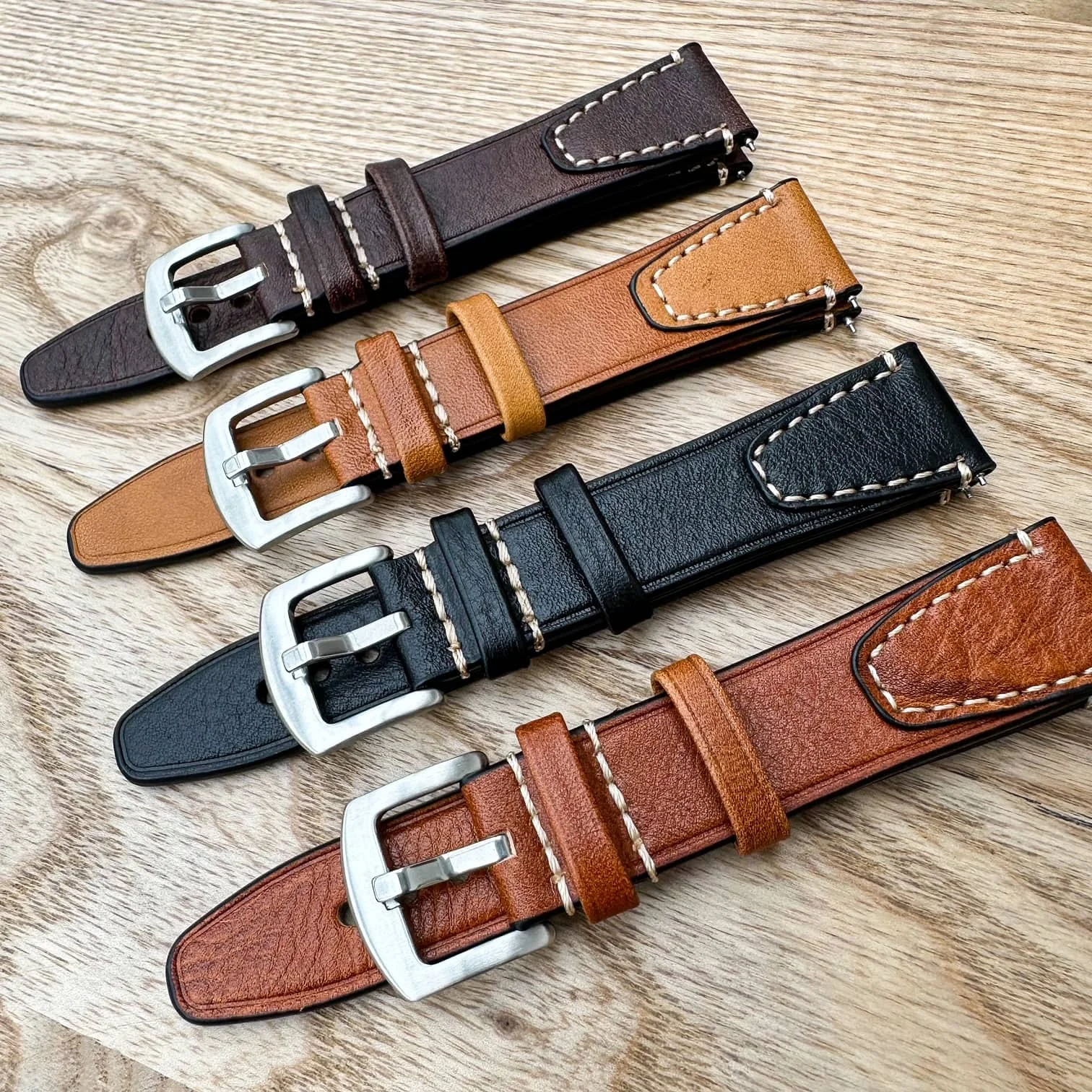 Premium Leather Watch Straps