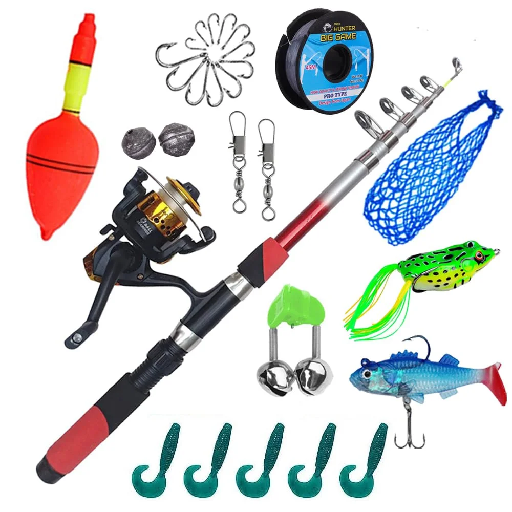 Fishing Nets, Rods, Tackle & Baits Combo