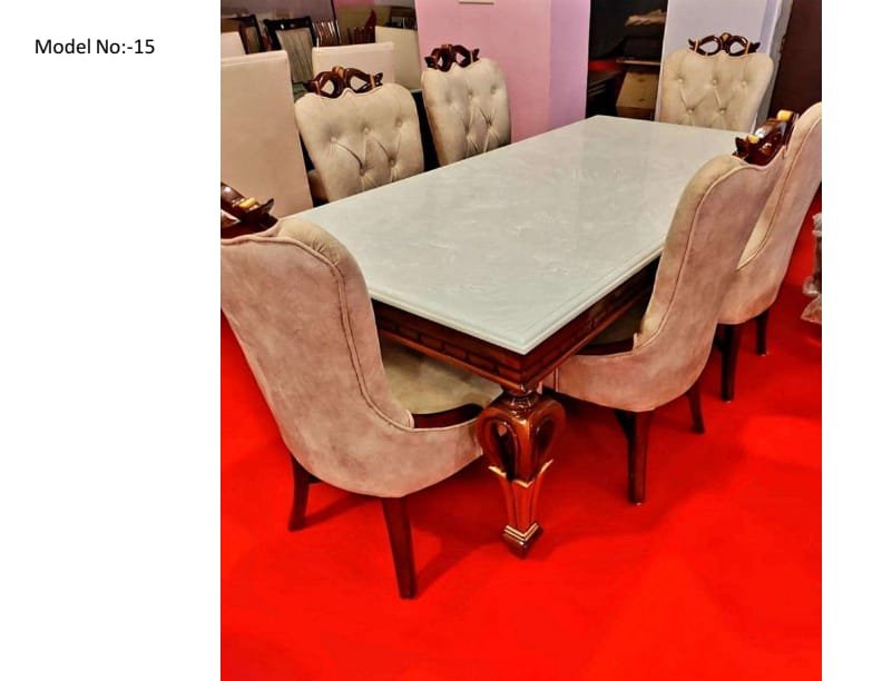 Rustic Handmade Wooden Dining Set ( Model No. 15)